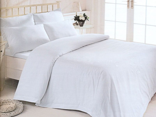 КПБ 2.0 сп бязь белая со швом